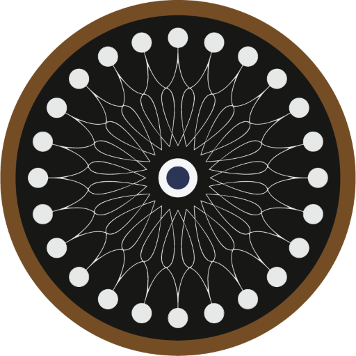 Logo symbol rosette Oud Luthiers Oud makers music instrument making luthery icon