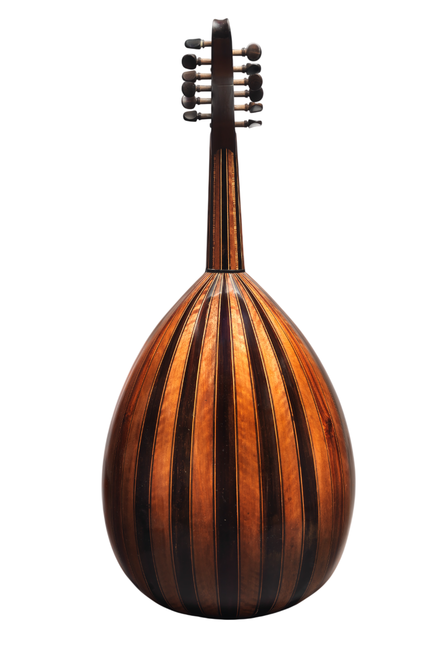 Oud Manol Emmanuel Venios Luthier Turkish Ud maker instrument back builder Oud Luthiers